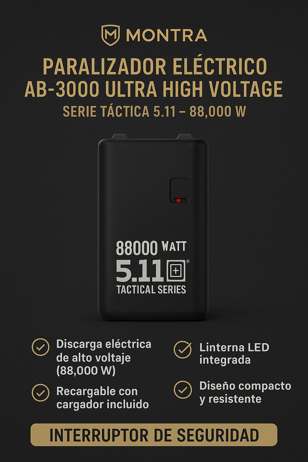 POTENTE TASER 8000 WATT ⚡ ENVIO GRATIS!!
