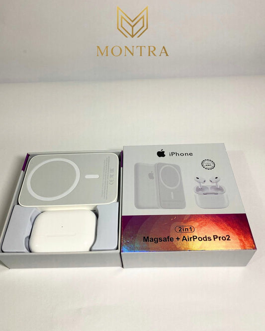 Combo Power Pro 2 en 1 – AirPods Pro 2 + Power Bank Magnético ENVIO GRATIS!!